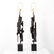Pair of Harry Balmer Brutalist Table Lamps - 8