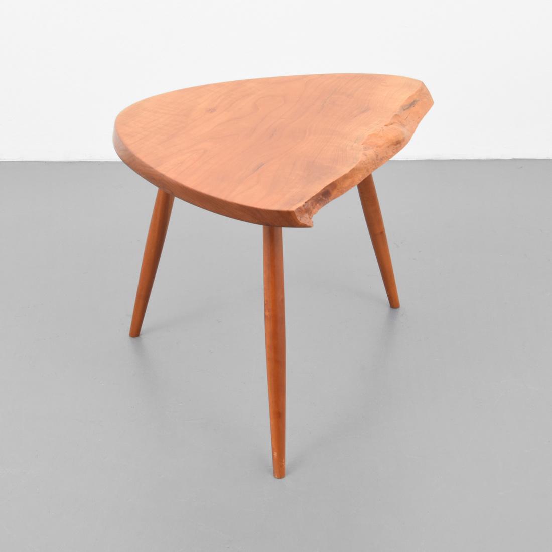 George Nakashima WOHL Table: Designer (Artist) & Manufacturer: George Nakashima (American, 1905-1990) Markings: signed with client's name; 11/82, MNA Country of Origin & Materials: USA; cherry Additional Information: Table featur
