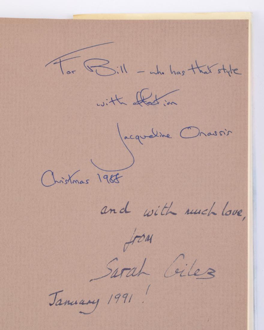 Jacqueline Kennedy Onassis Inscribed Book: Designer (Artist) & Manufacturer: Markings: signed, marking(s) Country of Origin & Materials: paper Additional Information: Christmas gift (a book, Fred Astaire His Friends Talk) to Bill Hamilton, wit