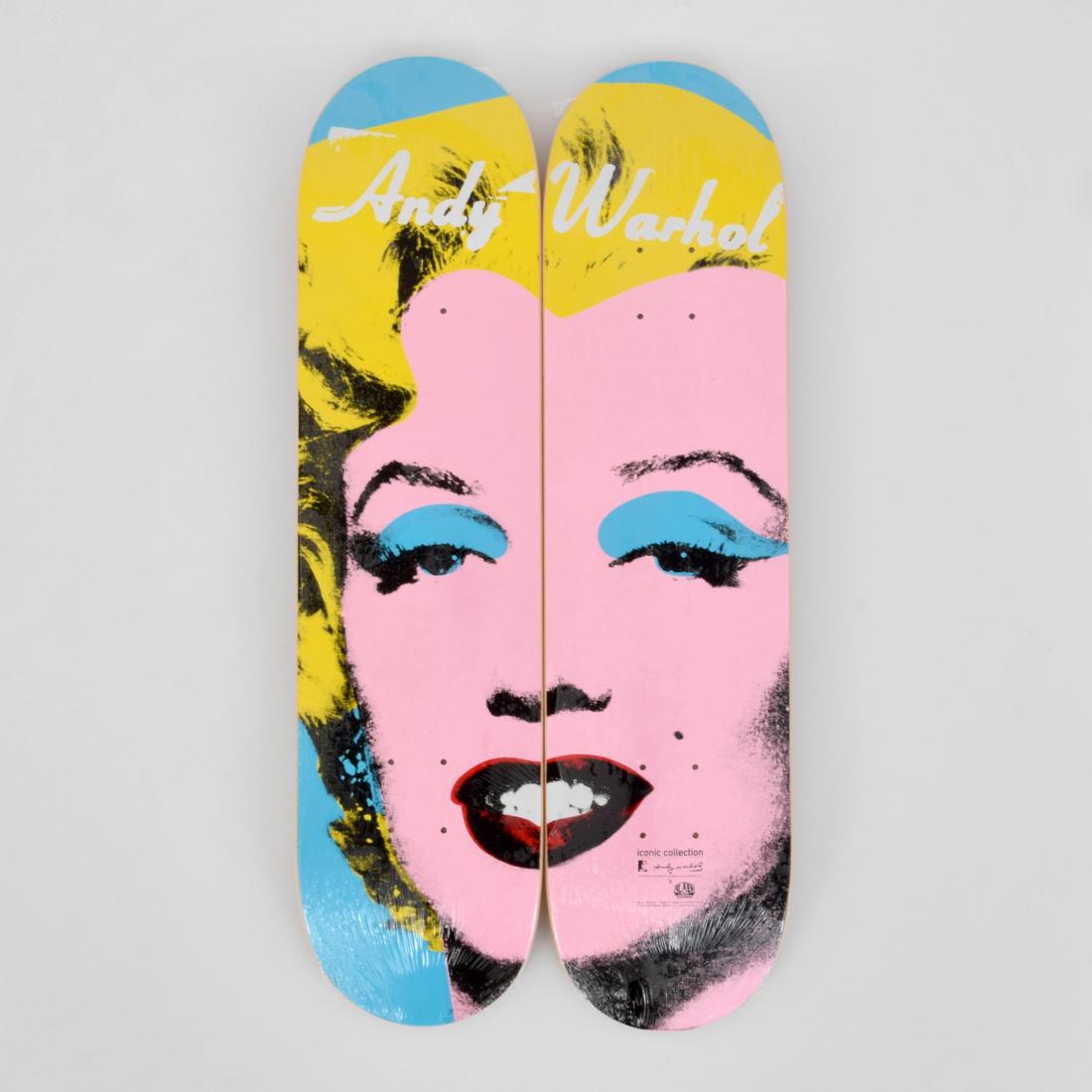 2 Andy Warhol (after) MARILYN Skateboard Decks: Designer (Artist) & Manufacturer: Andy Warhol (after); Alien Workshop Markings: Andy Warhol Foundation/Alien Workshop/The Estate of Marilyn Monroe stamp; marking(s) Country of Origin & Materials: USA;