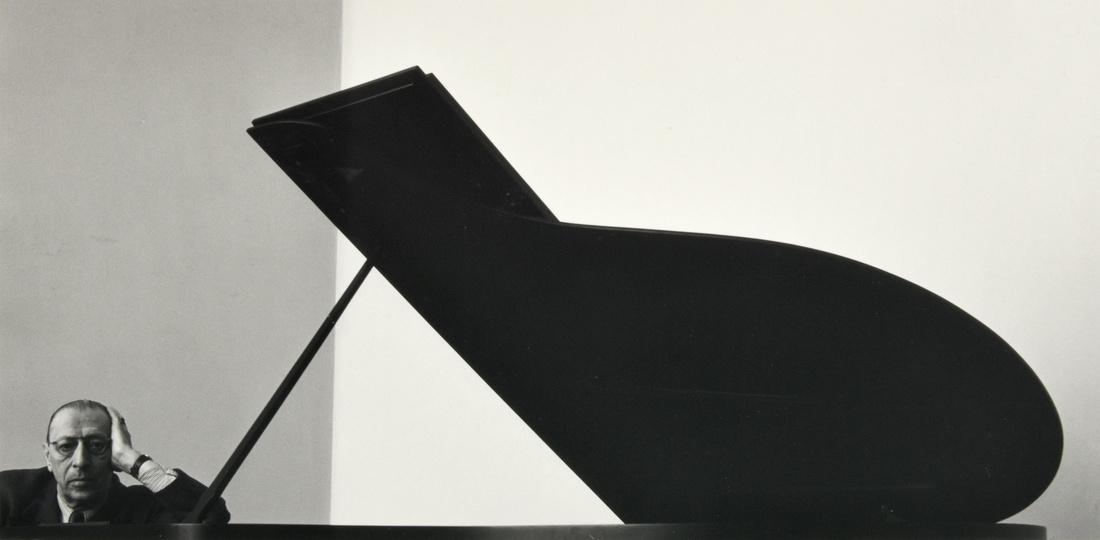 Arnold Newman IGOR STRAVINSKY Photograph: Designer (Artist) & Manufacturer: Arnold Newman (b. 1918) Markings: signed, marking(s); 1946 Country of Origin & Materials: American; silver gelatin print Additional Information: Provenance: from a si