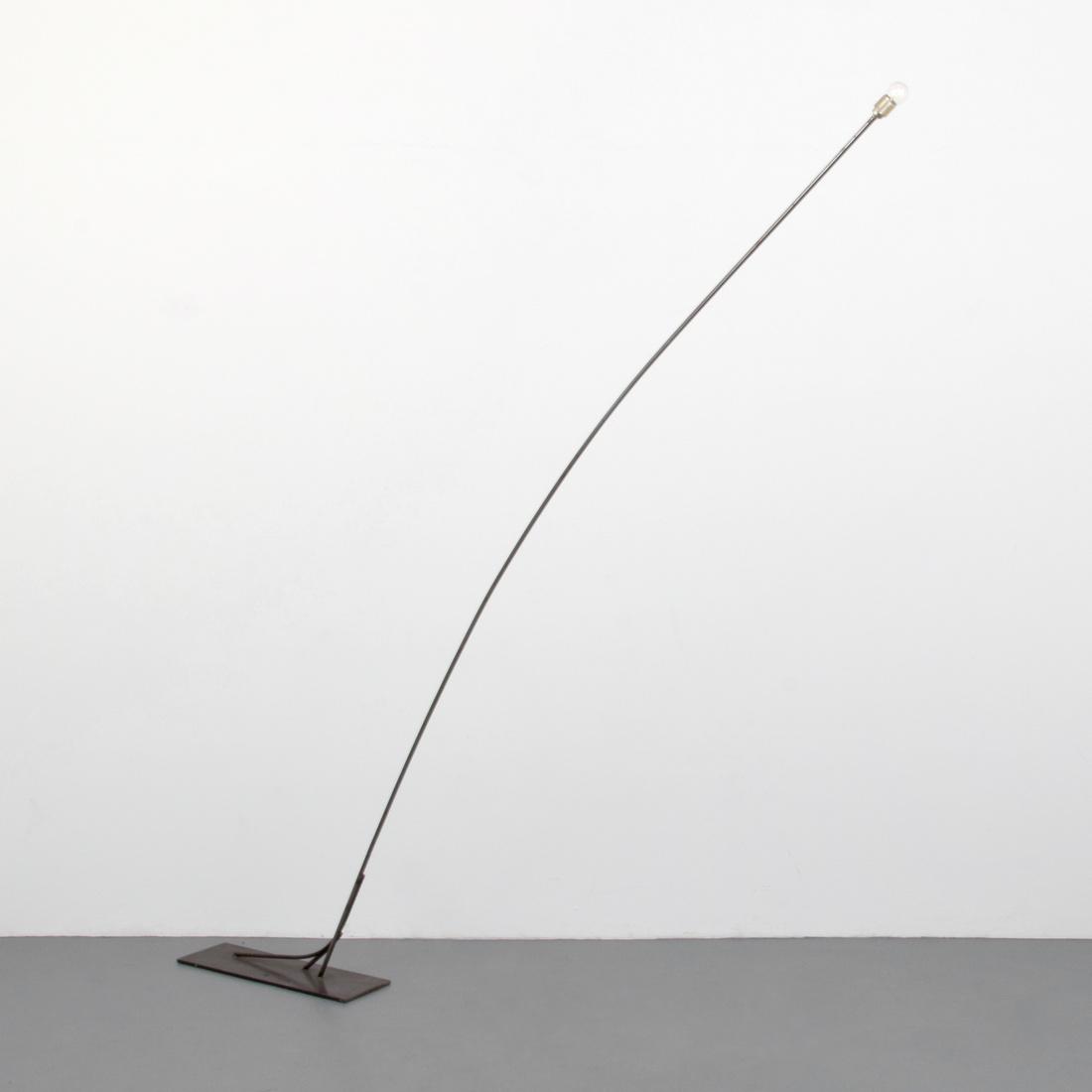Franz West Floor Lamp: Designer (Artist) & Manufacturer: Franz West (1947-2012); Meta Memphis Markings: signed "Franz West per Memphis 1989 75" Country of Origin & Materials: Austrian; welded steel Additional Information: F