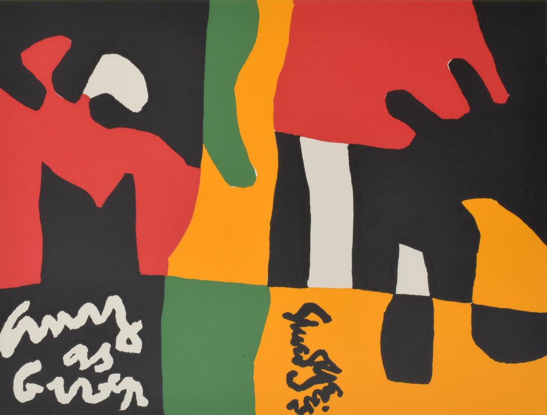 Stuart Davis Lithograph: Designer (Artist) & Manufacturer: Stuart Davis (1892-1964) Markings: signed in plate Country of Origin & Materials: American; paper Additional Information: Fine Art, Photography and Works on Paper Dim