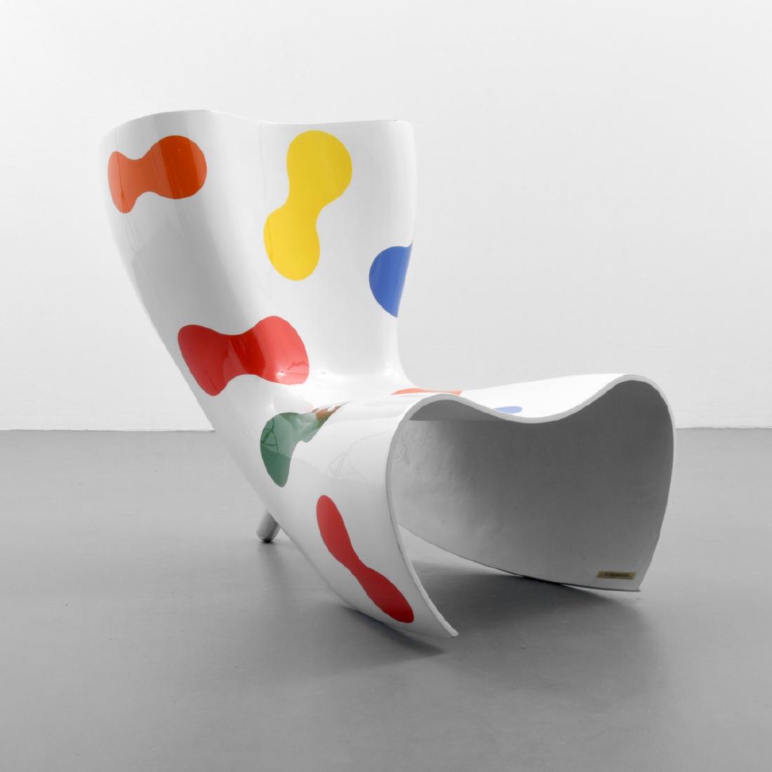 Marc Newson FELT Lounge Chair, Limited Edition: Designer/Artist & Manufacturer: Marc Newson; Cappellini Markings: Marc Newson label; ed. 11/99; 2005 Country of Origin & Materials: Italy; lacquered fiberglass, aluminum Additional Information: This l