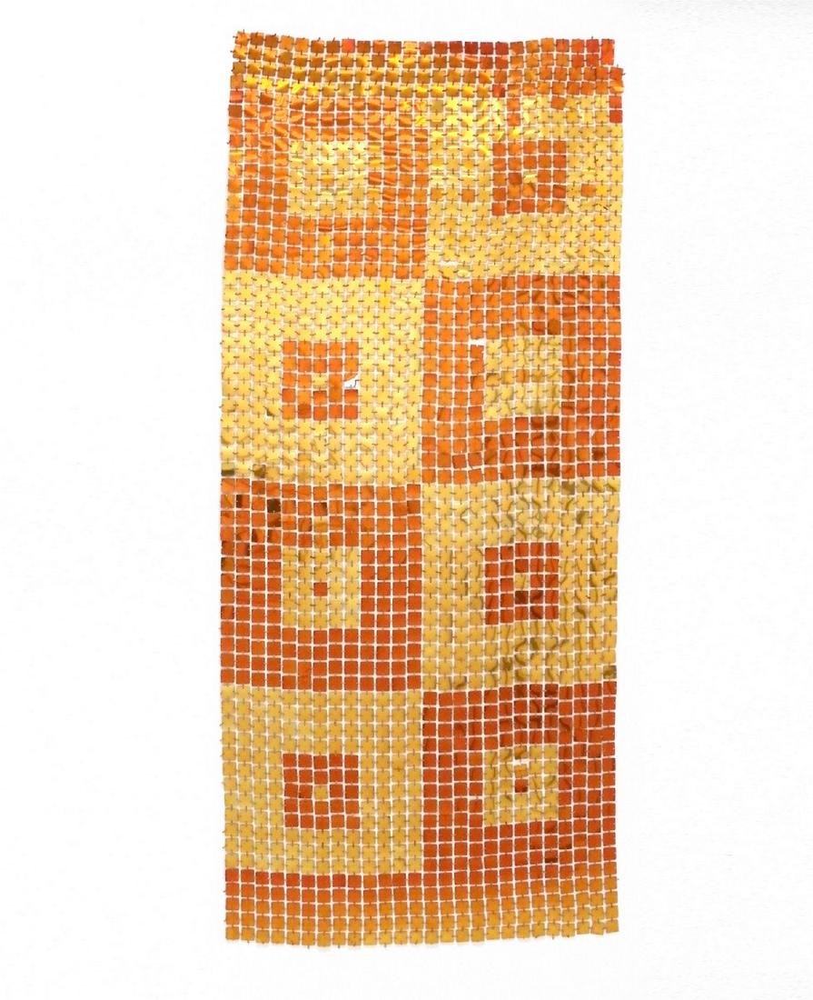 Paco Rabanne Curtain/Screen: Designer/Artist & Manufacturer: Paco Rabanne; Baumann AG Markings: no marking(s) apparent Country of Origin & Materials: Switzerland; plastic Additional Information: Property of the Modern5961 Collect
