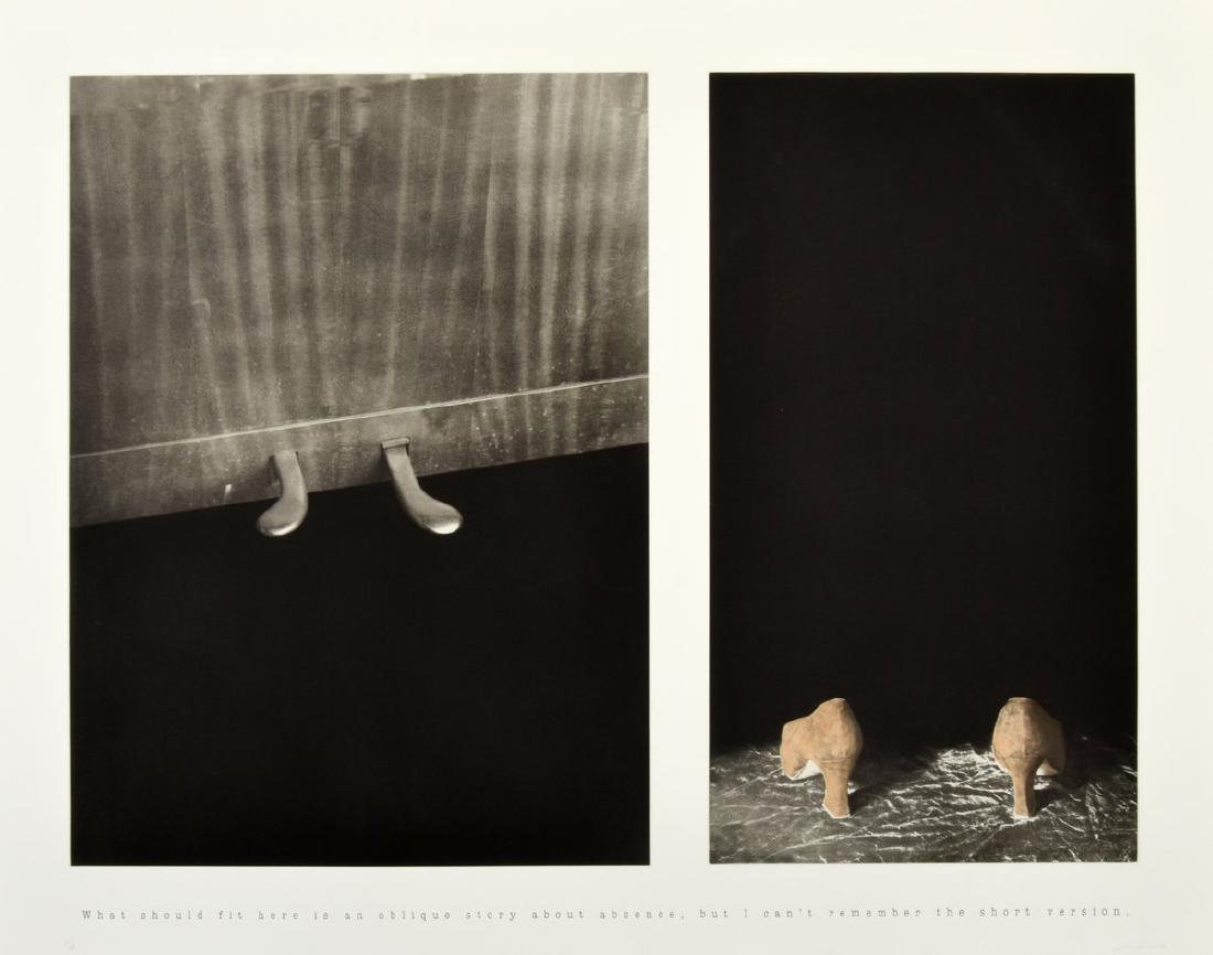 Lorna Simpson Mixed Media Work: Designer/Artist; Manufacturer: Lorna Simpson (b. 1960) Markings: signed, marking(s); ed. 27/53; 1993 Country of Origin & Materials: American; mixed media on paper Additional Information: Work is a pho