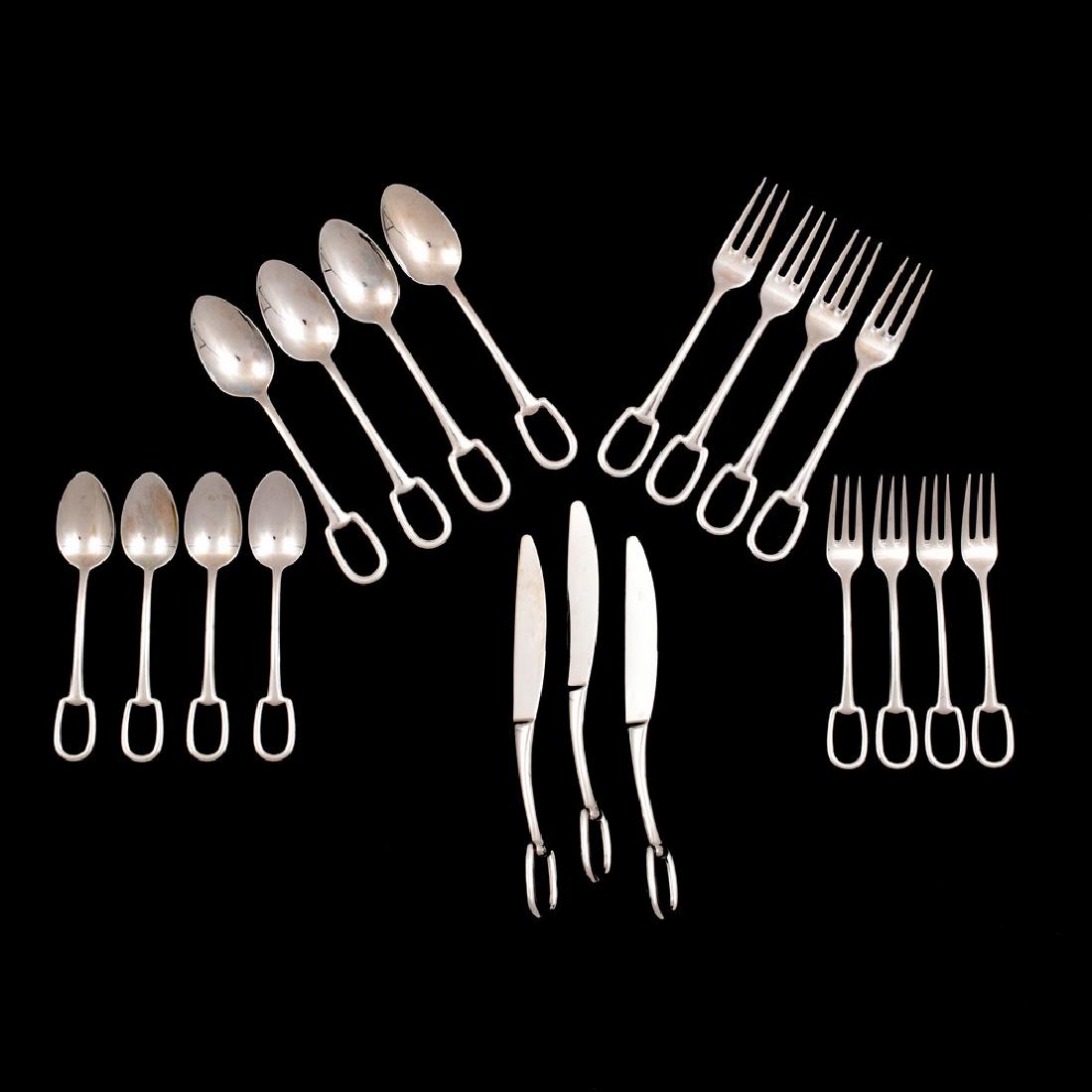 Hermes "Attelage" Flatware Set, 19 Pieces