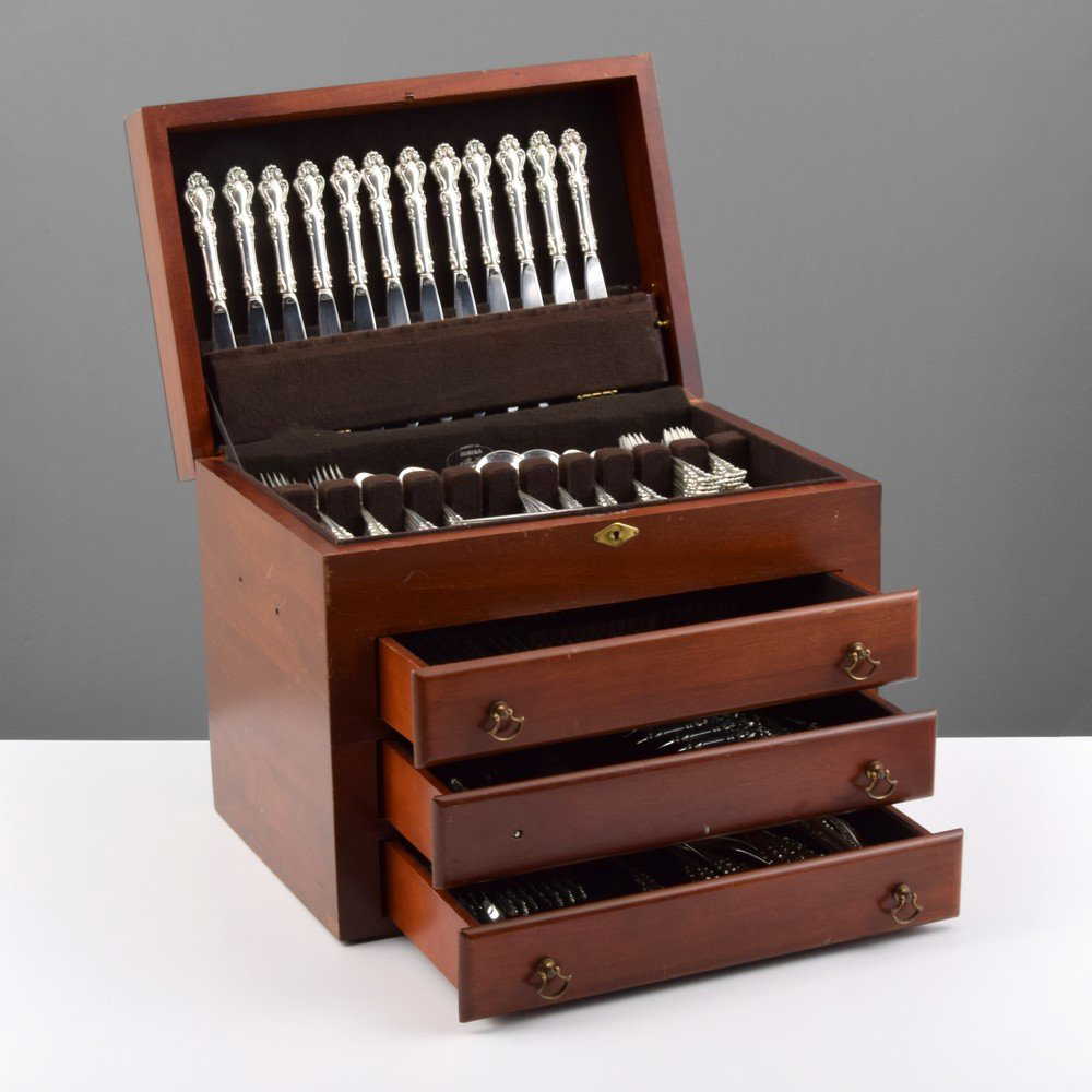 Reed & Barton MIRRORSTELE Sterling Flatware, 183 Pcs