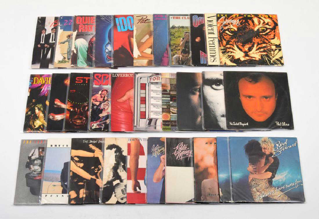 31 Rock Music Record Albums, Circa 1980s