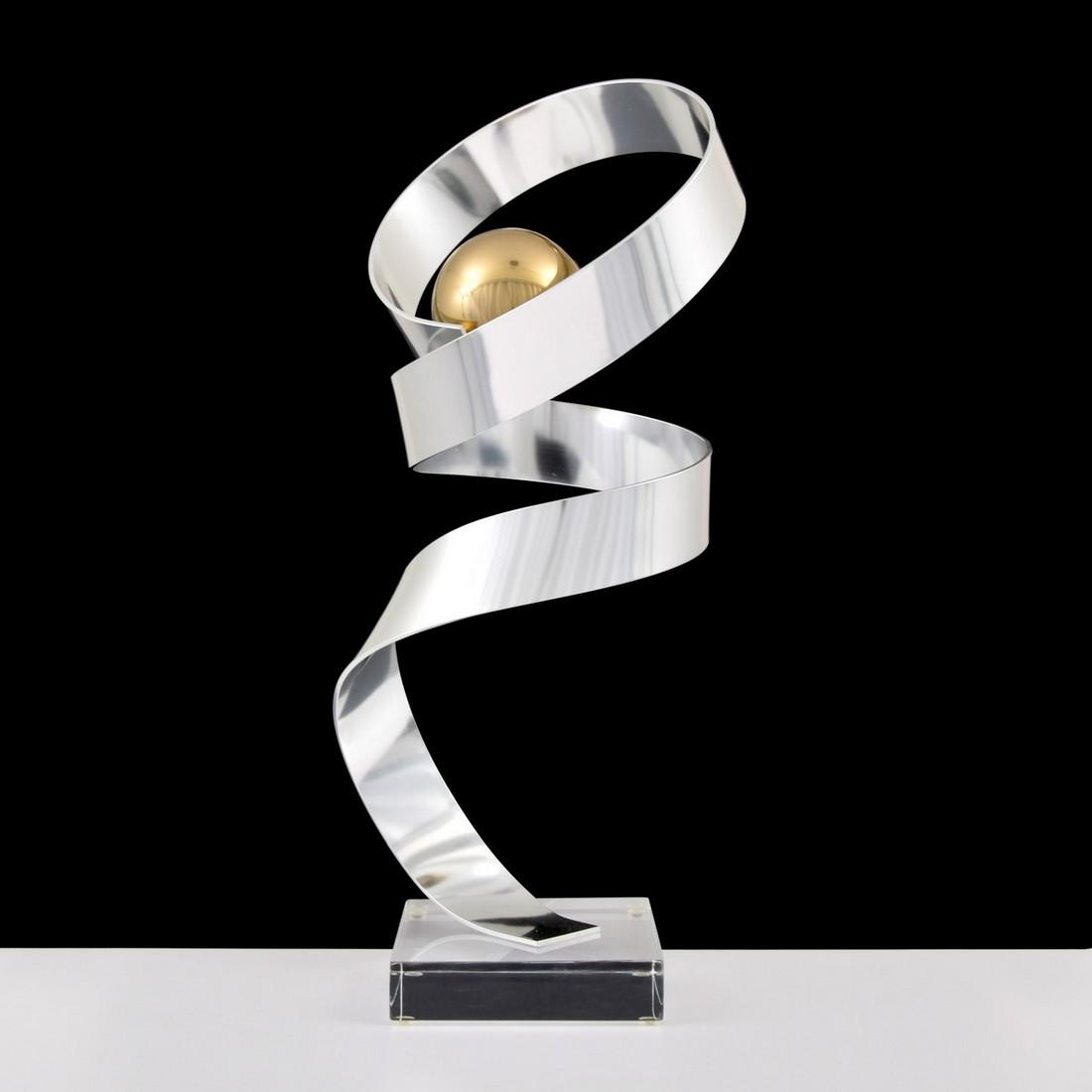 Dan Murphy Abstract Sculpture: Designer/Artist; Manufacturer: Dan Murphy Markings: signed; 2000 and 2016 Country of Origin & Materials: USA; aluminum, Lucite or acrylic Additional Information: Fine Art, Photography and Works on Pap