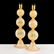 Pair of Murano Lamps, Manner of Barovier & Toso