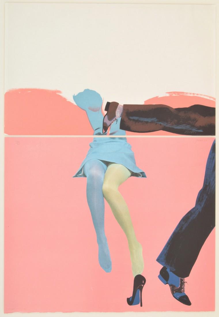 Allen Jones "Life Class VII" Lithograph, Signed Edition: Designer/Artist; Manufacturer: Allen Jones (b. 1937) Markings: signed; ed. 72/75; 1968 Country of Origin & Materials: British; paper Additional Information: Fine Art, Photography and Works on Paper Di