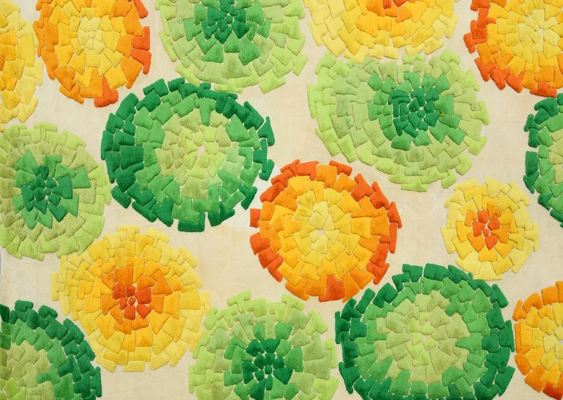 Large Modern Rug, Manner of Edward Fields: Designer/Artist; Manufacturer: Edward Fields, manner of Markings: no marking(s) apparent Country of Origin & Materials: country of origin unknown; wool sculpted Additional Information: 20th Century De