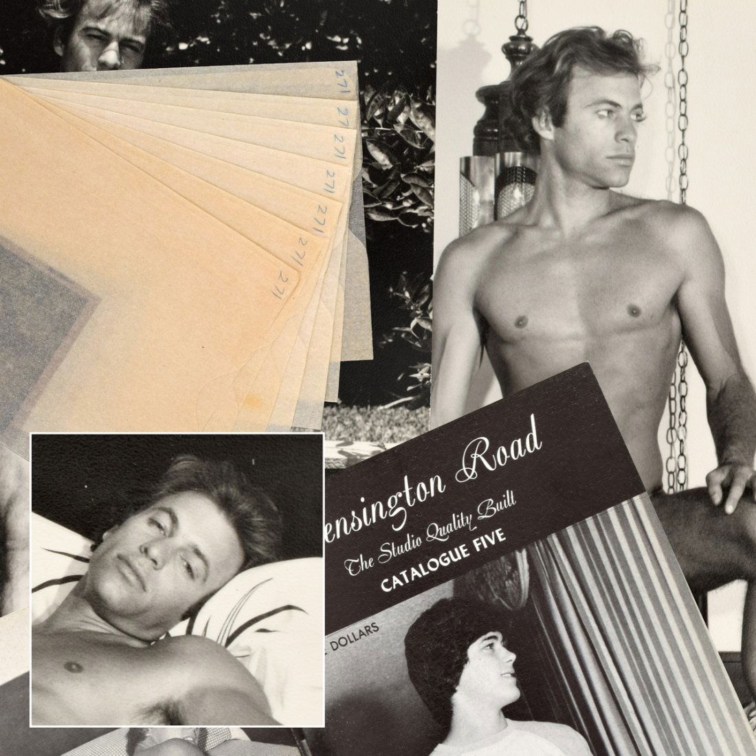 6 Bruce Bellas Nude Male Physique Photos, & Negatives: Designer/Artist; Manufacturer: Bruce Bellas (1909-1974), aka Bruce of Los Angeles Markings: Marking(s). Some lots in this auction have various handwritten notations on the photos/packaging. Those wit