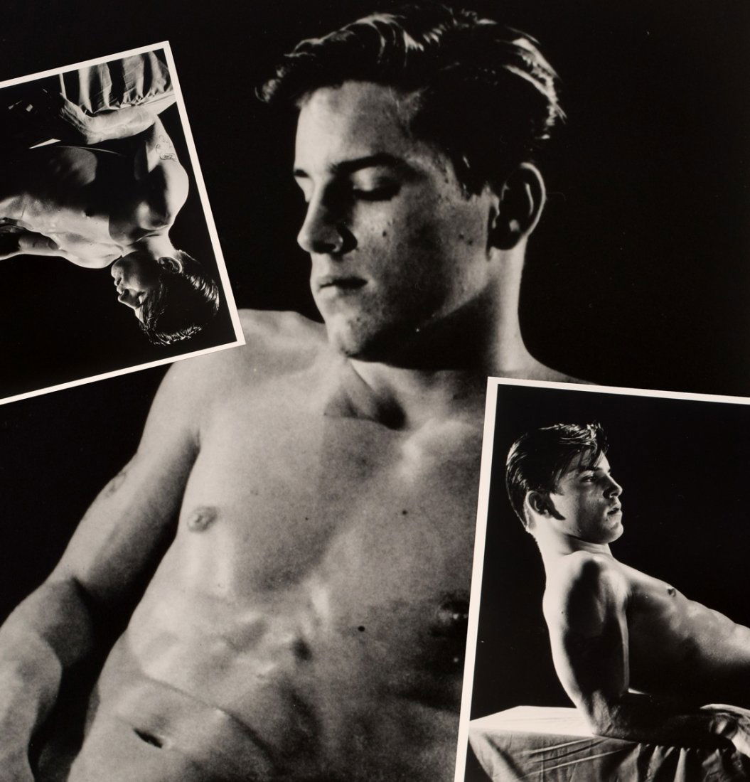 3 Nude Joe Dallesandro Photos, Bruce Bellas Archives: Designer/Artist; Manufacturer: Bruce Bellas (1909-1974), aka Bruce of Los Angeles Markings: No marking(s) apparent. Some lots in this auction have various handwritten notations on the photos/packagin