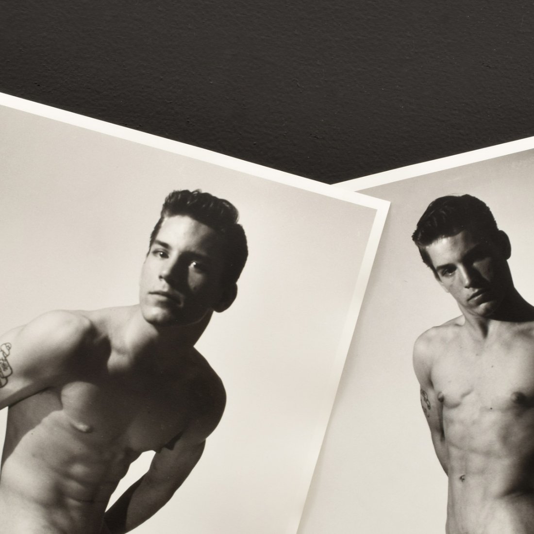 2 Large Nude Joe Dallesandro Photos, Bruce Bellas