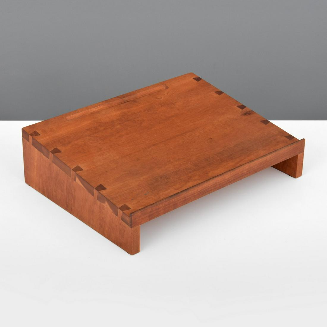 Thomas Moser Lectern: Designer/Artist; Manufacturer: Thomas Moser; Thomas Moser Cabinetmakers Markings/Notes: no marking(s) apparent Country of Origin & Materials: USA; cherry Additional Information: Provenance: Consignor