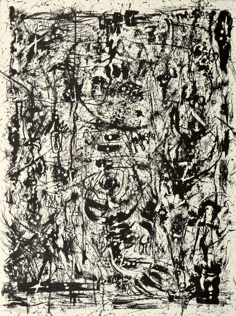 Alfonso Ossorio Lithograph, Signed Edition: Designer/Artist; Manufacturer: Alfonso Ossorio (1916-1990) Markings/Notes: signed, blind stamp; ed. 27/30; 1982 Country of Origin & Materials: Fillipino; lithograph on paper Additional Information: Po