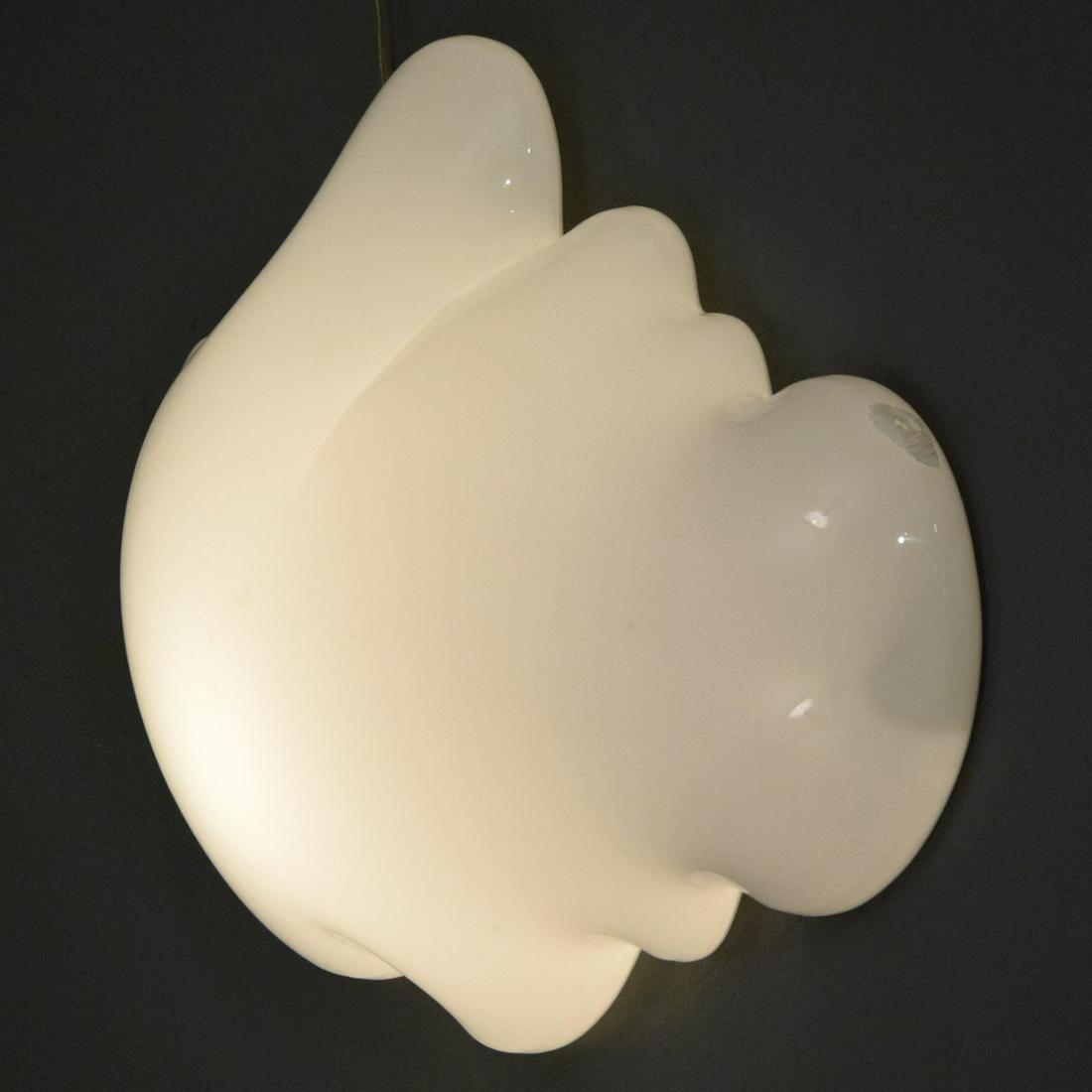 Large Remo Saraceni "Cloud" Sconce/Ceiling Light: Designer/Artist; Manufacturer: Remo Saraceni Markings/Notes: signed; appears to be 1981 Country of Origin & Materials: USA; molded plastic Additional Information: The nine "Cloud" lights offered in th