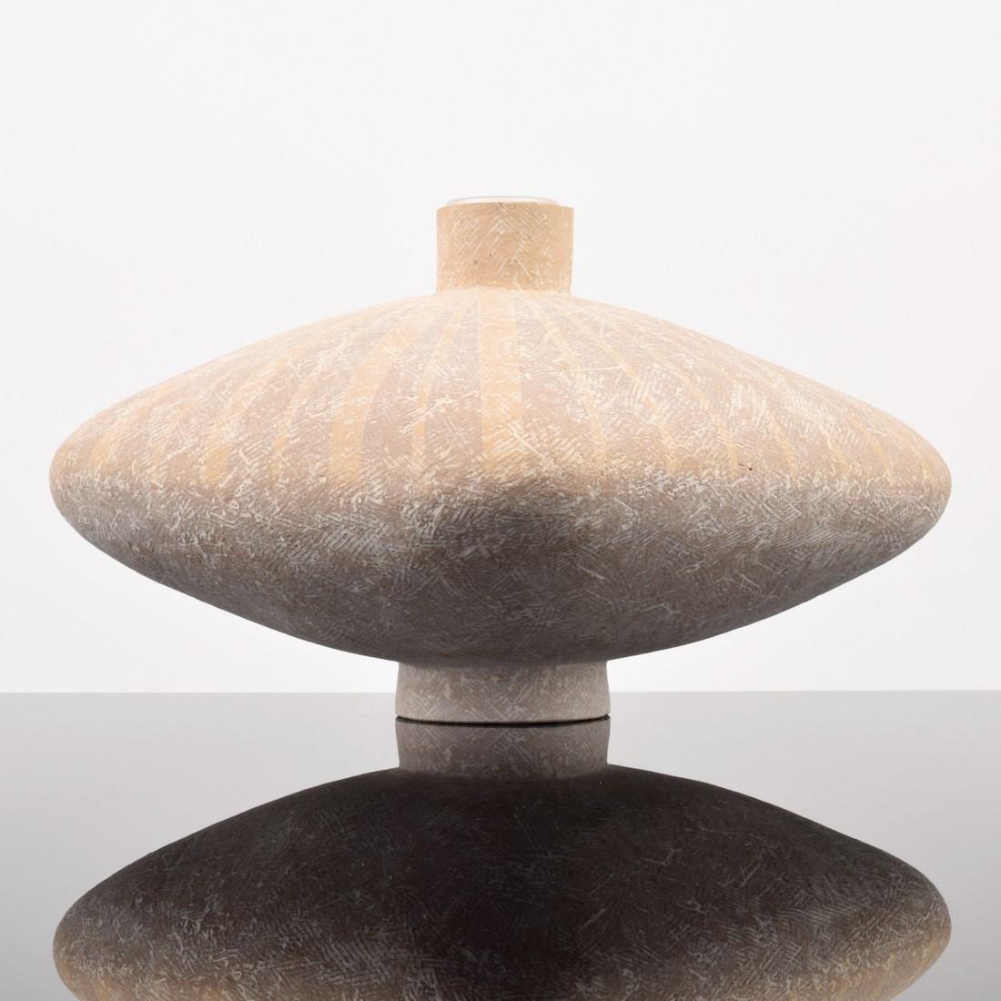 Claude Conover "Cheen" Vessel: Designer/Artist; Manufacturer: Claude Conover (1907-1994) Markings/Notes: signed, marking(s) Country of Origin & Materials: American; glazed stoneware Additional Information: Lot is accompanied by "Th