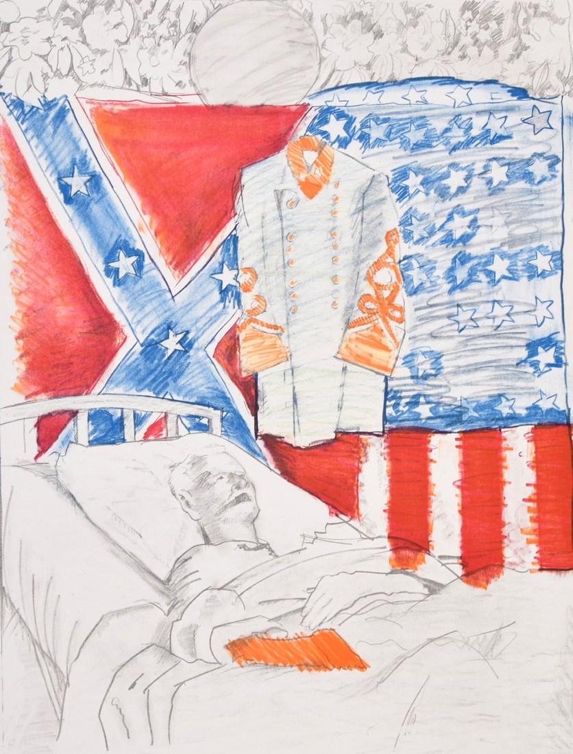 Larry Rivers Lithograph/Screenprint, Signed Edition: Designer/Artist; Manufacturer: Larry Rivers (1923-2002) Markings/Notes: signed, Styria Studio blind stamp; AP 8/17; 1979-1980 Country of Origin & Materials: American; lithograph and screenprint on pap