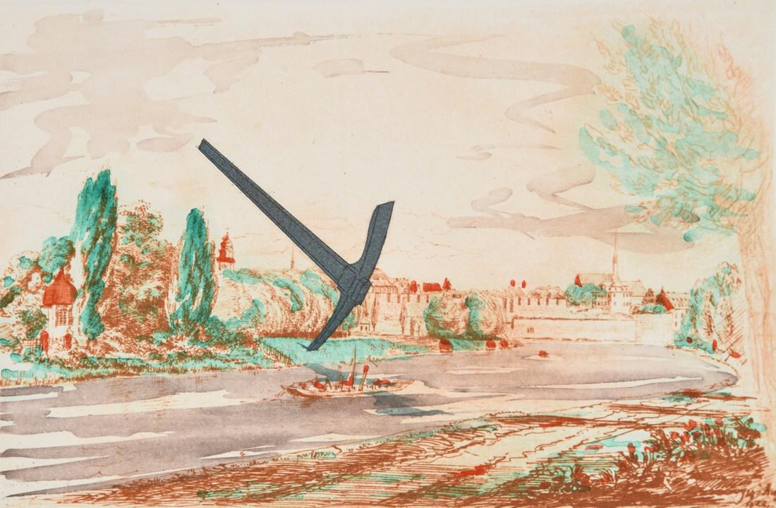 Claes Thure Oldenburg "Pick-Axe" Etching, Signed Ed.: Designer/Artist; Manufacturer: Claes Thure Oldenburg (b. 1929) Markings/Notes: signed; AP IX/XXV; 1982 Country of Origin & Materials: American; etching on Auvergne a la Main paper Additional Informati