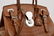 Ralph Lauren Ricky Bag, Saddle Brown Alligator - 10