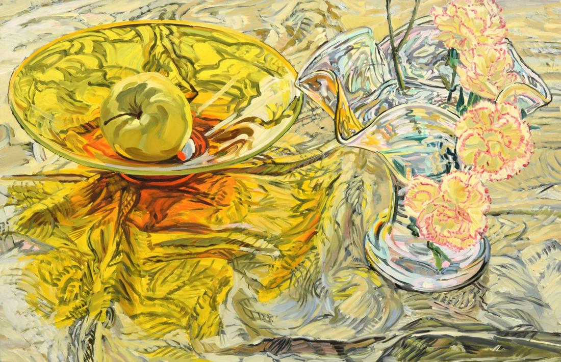 Large Fish Still Life Painting Oct 10, 2020 Palm Beach Modern