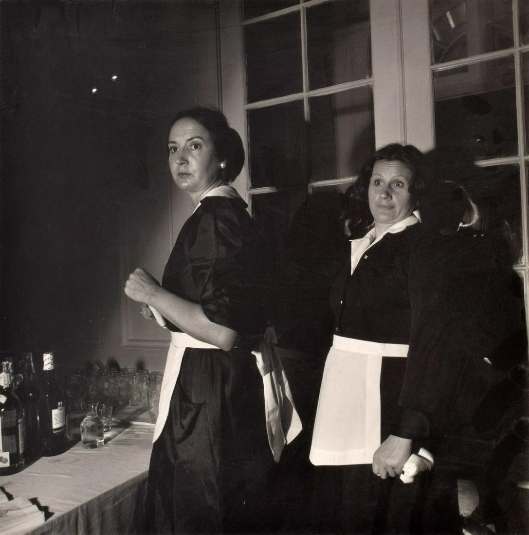 Larry Fink "Russian Ball" Gelatin Silver Print: Artist/Designer; Manufacturer: Larry Fink (b. 1941) Marking(s); notes: signed, marking(s); 1977 Country of origin; materials: American; gelatin silver print Dimensions (H, W, D): 16"h, 15.5"w; 22"h, 2