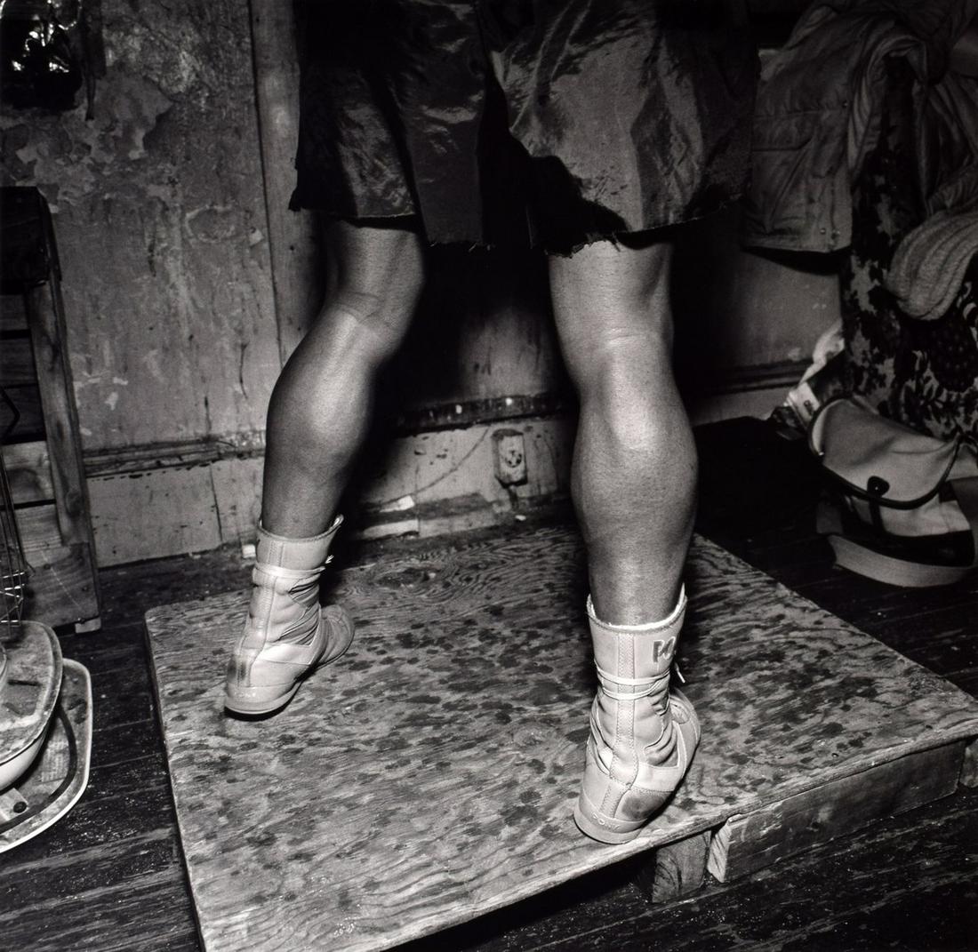Larry Fink Gelatin Silver Print, Signed Edition, Boxing: Artist/Designer; Manufacturer: Larry Fink (b. 1941) Marking(s); notes: signed, marking(s); ed. 5/35; 1993 Country of origin; materials: American; gelatin silver print Dimensions (H, W, D): 20"h, 16"w 
