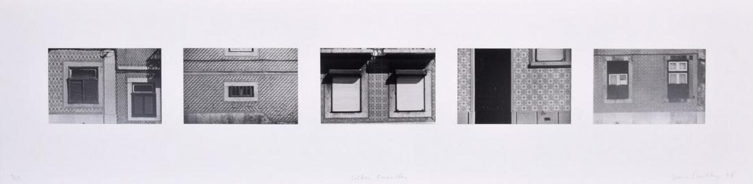 Sean Scully "Lisbon Facades" Suite, Signed Edition,: Artist/Designer; Manufacturer: Sean Scully (b. 1945) Marking(s); notes: signed; ed. 7/25; 1998 Country of origin; materials: Irish/American; gelatin silver print Dimensions (H, W, D): 15"h, 60"w Addit