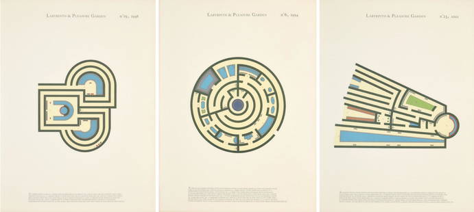 3 Jan Vercruysse Lithographs, Signed Editions: Artist/Designer; Manufacturer: Jan Vercruysse (1948-2018) Marking(s); notes: ed. 11/43 (all); 1994-2001 Country of origin; materials: Belgian; lithograph Dimensions (H, W, D):