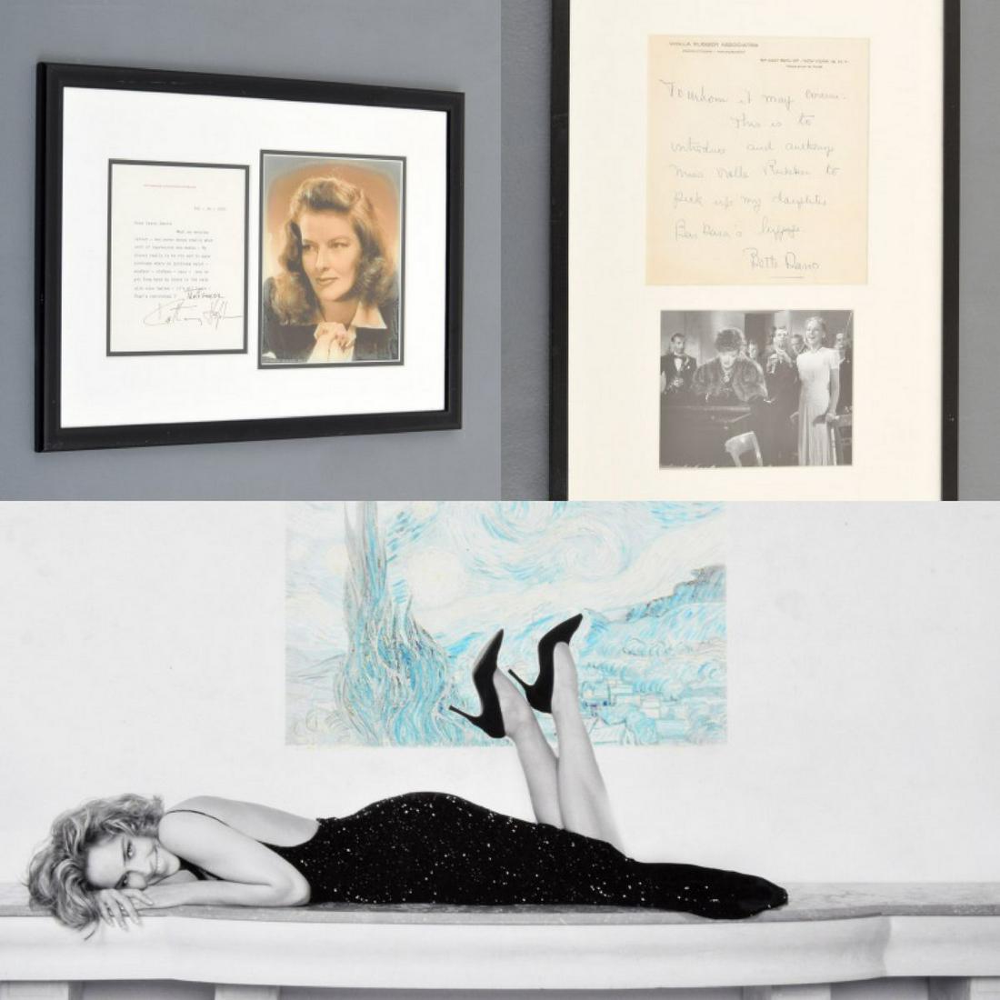 Celebrity Photos & Ephemera, Paige Rense Estate: Artist/Designer; Manufacturer: Nancy Ellison (b. 1936) (Sharon Stone photo), others unknown Marking(s); notes: marking(s) Country of origin; materials: paper, photographic paper Dimensions (H, W, D):