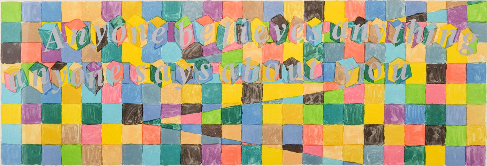 Richard Tuttle "Poetry Project" Print, Signed Edition: Artist/Designer; Manufacturer: Richard Tuttle (American; b. 1941), Mei-mei Berssenbrugge (Chinese/American; b. 1947) Marking(s); notes: signed (by both); ed. 17/75; 1991 Country of origin; materials: