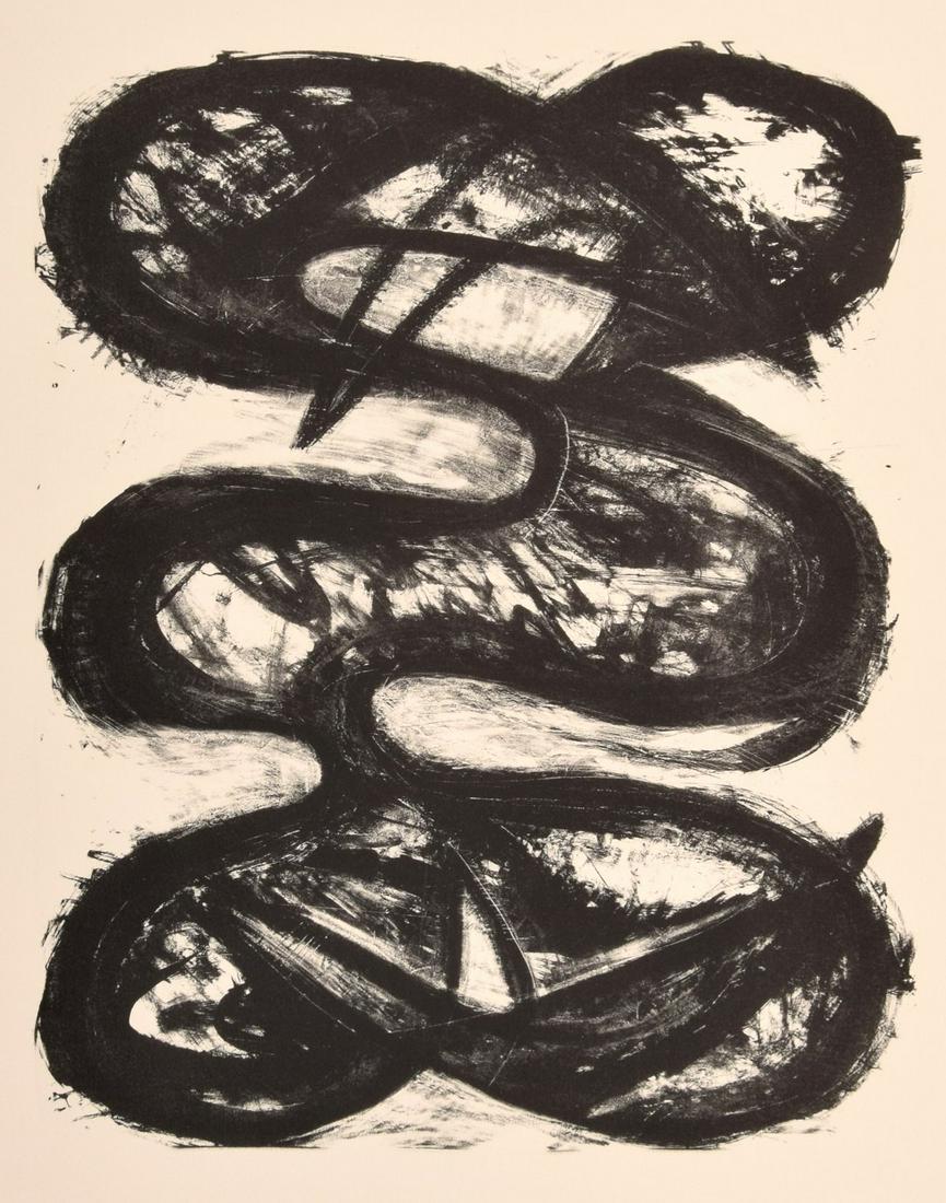 Elizabeth Murray Lithograph, Signed Edition: Artist/Designer; Manufacturer: Elizabeth Murray (1940-2007) Marking(s); notes: signed; ed. 11/15; 1980 Country of origin; materials: American; lithograph on Arches buff paper Dimensions (H, W, D): 28"