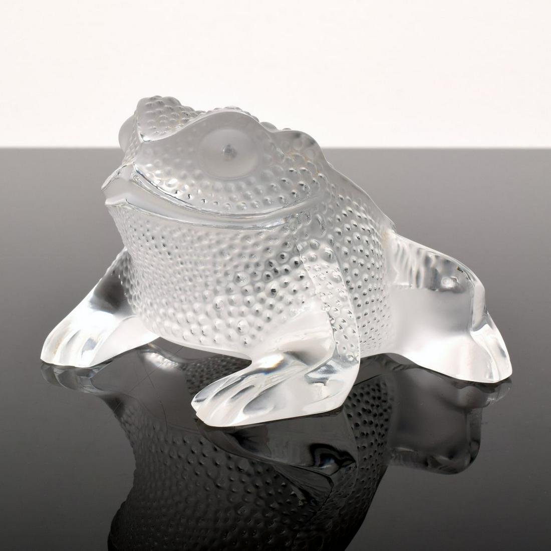 Lalique "Gregoire" Frog Figurine/Sculpture (1 of 8)