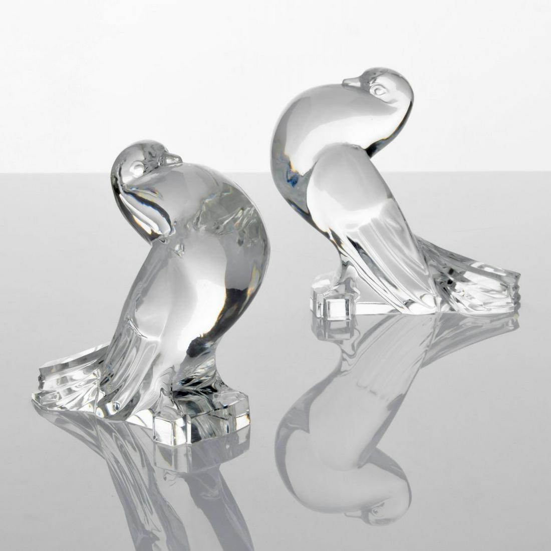 Pair of Steuben Bird Figurines/Sculptures (1 of 8)