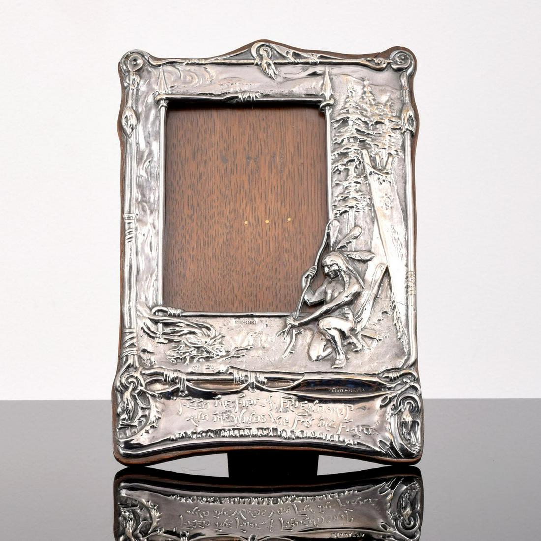 English Arts & Crafts Sterling Silver Frame (1 of 10)
