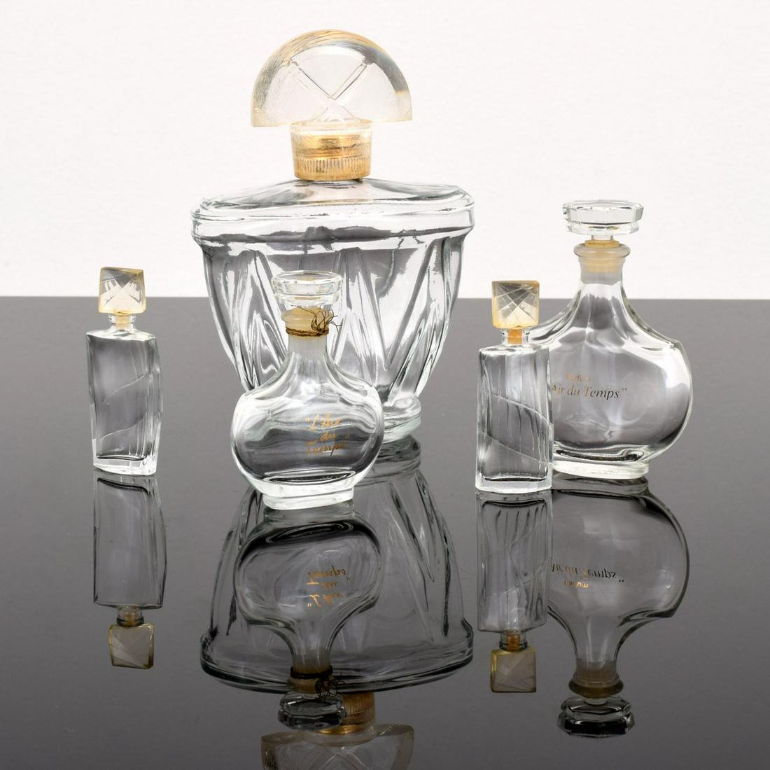 5 Vintage Perfume Bottles; 2 Lalique for Nina Ricci... (1 of 10)
