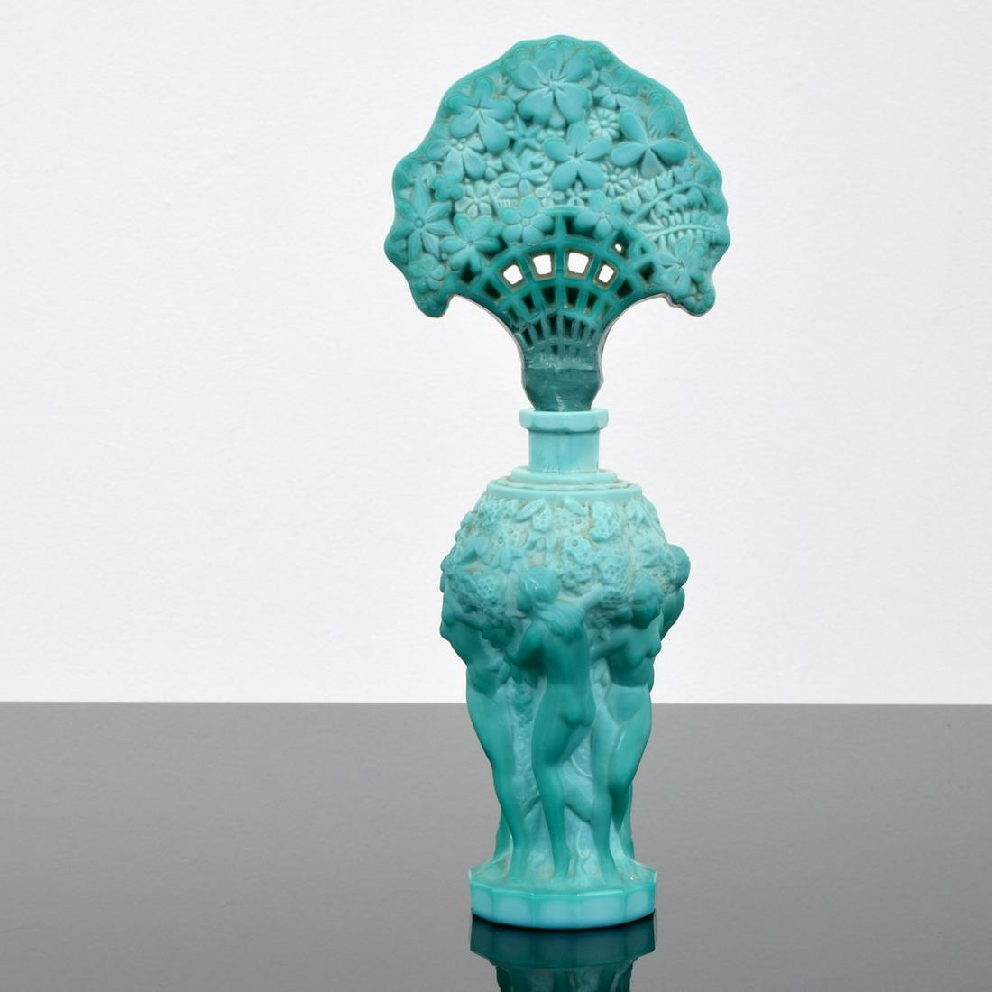 Large Perfume Bottle, Manner of Lalique (1 of 15)