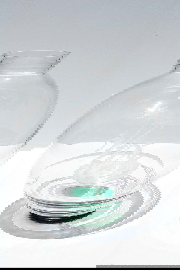 Simon Gate Vase for Orrefors: Designer & Manufacturer: Simon Gate; Orrefors Country of Origin & Materials: Sweden; Blown Glass Additional Information & Circa: Art deco vase with engraved image by Simon Gate for Orrefors, signed;