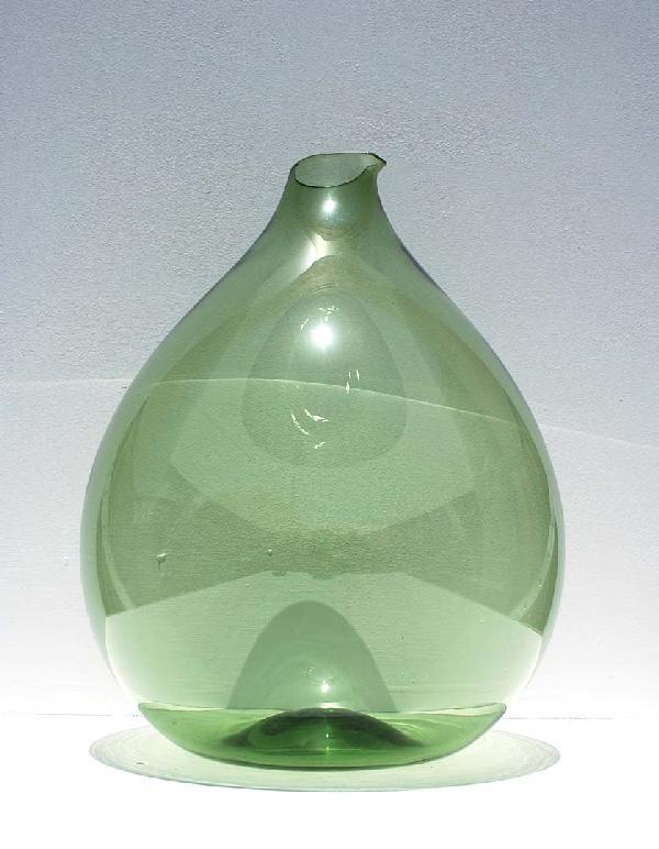 Large Timo Sarpaneva Vase: Designer & Manufacturer: Timo Sarpaneva; Iittala Country of Origin & Materials: Finland; Blown Glass Additional Information & Circa: Large Timo Sarpaneva for Iittala vase, signed; Circa 1958 Dimensio