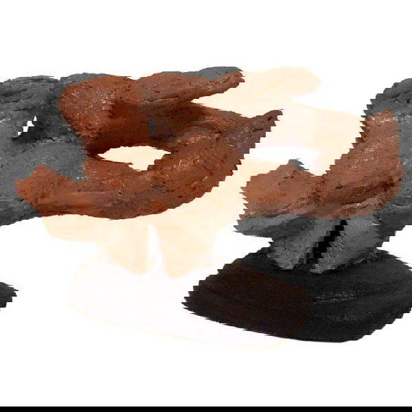 Robert Lohman Sculpture, Cranbrook: Designer & Manufacturer: Robert Lohman Country of Origin & Materials: USA; Clay, Wood Additional Information & Circa: Modernist sculpture by Robert Lohman (American 1919-2001), signed. Lohman studied