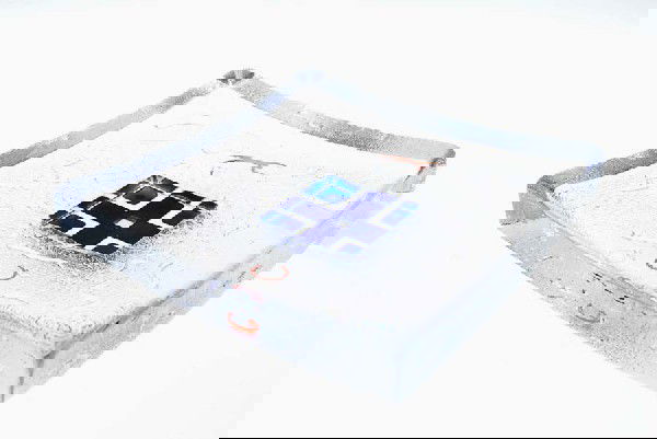 Bertil Vallien for Kosta Sculpture / Bowl: Designer & Manufacturer: Bertil Vallien; Kosta Country of Origin & Materials: Sweden; Blown Glass Additional Information & Circa: Heavy & detailed bowl / sculpture with various symbols and figures by