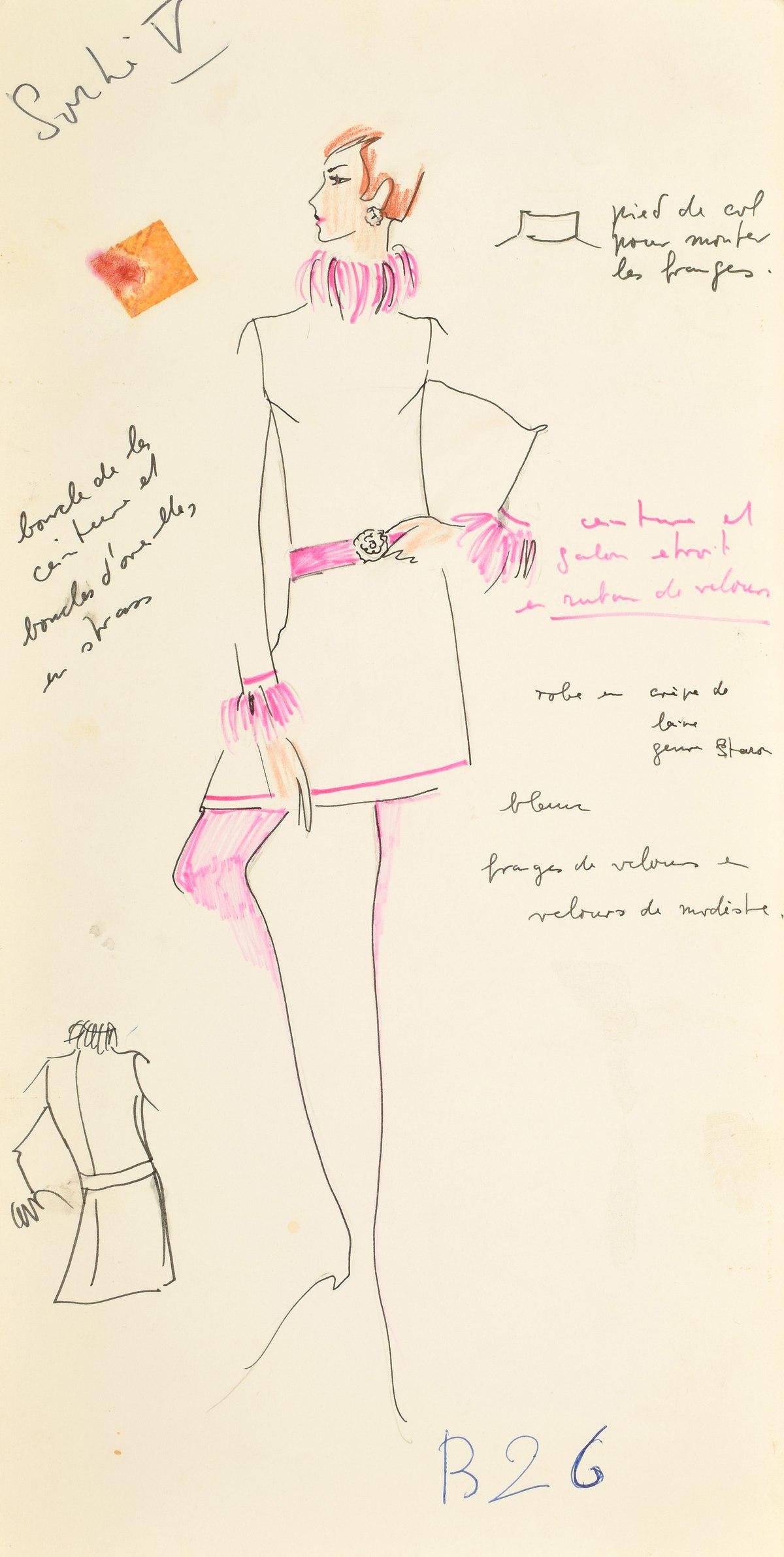 Karl Lagerfeld Fashion Drawing (1 of 5)