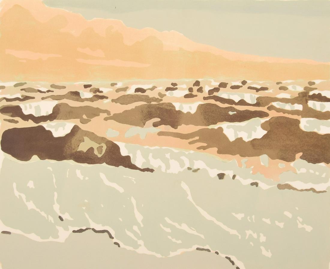 Fairfield Porter Lithograph, Signed Edition: Artist/Designer; Manufacturer: Fairfield Porter (1907-1975) Marking(s); notes: signed; AP; 1974 Country of origin; materials: American; six-color lithograph Dimensions (H, W, D): 22.25"h, 27"h Additio