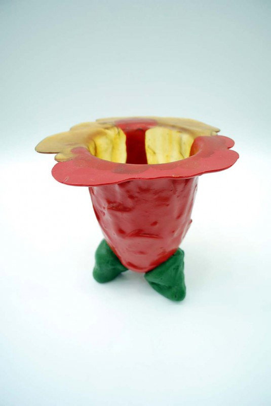 Gaetano Pesce Vase: Designer & Manufacturer: Gaetano Pesce Markings: none Country of Origin & Materials: Italy; resin Additional Information & Circa: Colorful "Amazonia" vase by Gaetano Pesce; Circa 1990 Dimensions: 6.