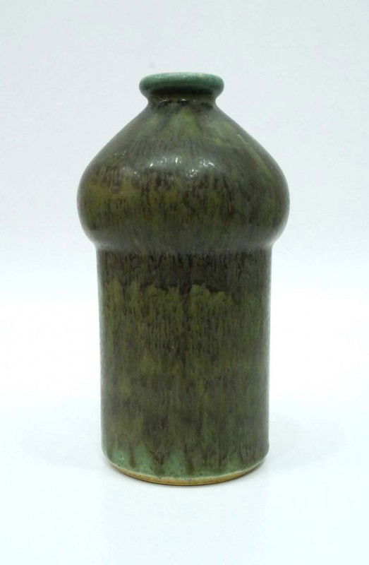 Michael Andersen & Sons Vase: Designer & Manufacturer: Marianne Starck attributed; Michael Andersen & Sons Markings: impressed marks Country of Origin & Materials: Denmark; pottery Additional Information & Circa: Heavy, thick-wall