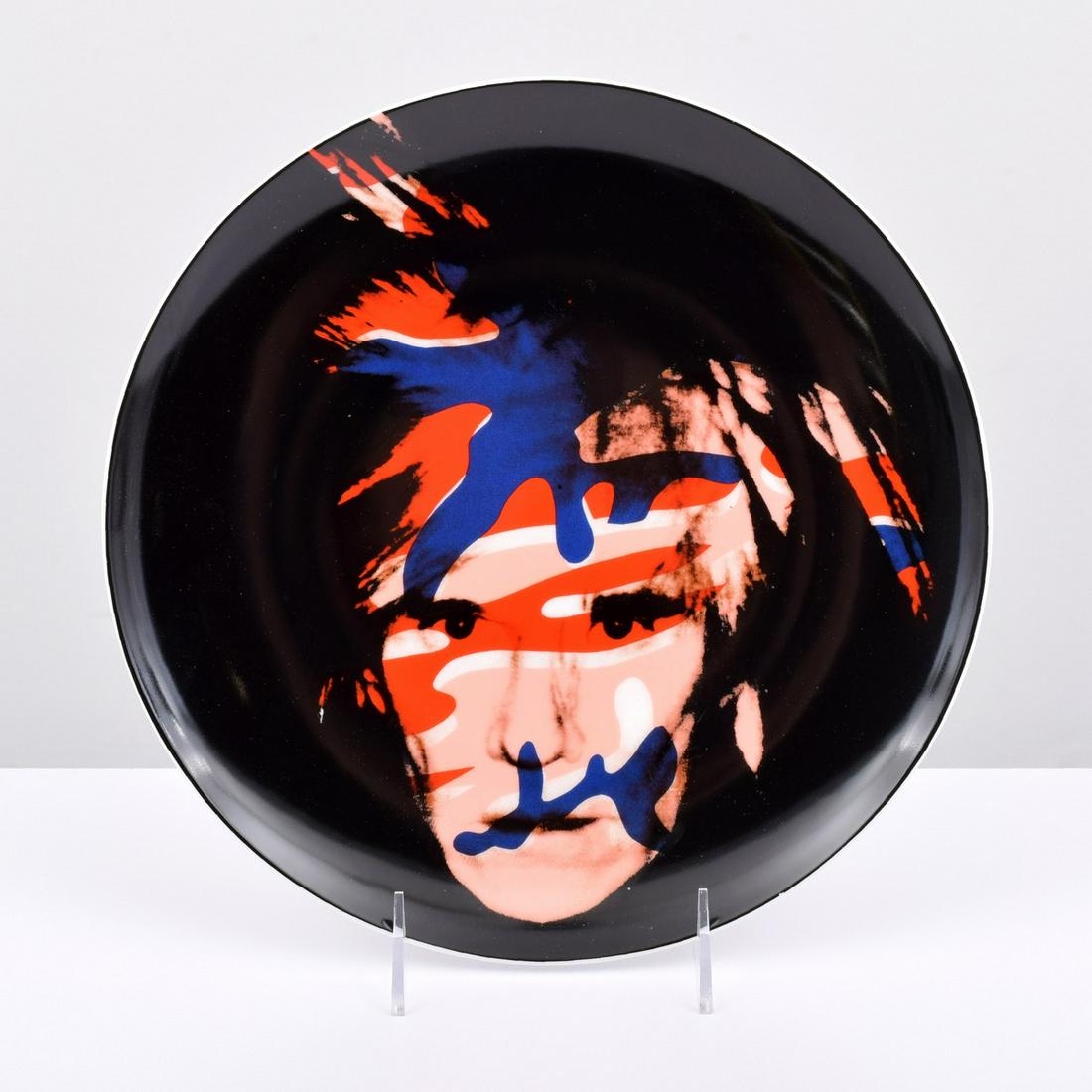 Andy Warhol (after) Plate, Artist Plate Project 2020: Artist/Designer; Manufacturer: Andy Warhol (American; 1928-1987), after Marking(s); notes: printed signature, marking(s); ed. of 125; 2020 Country of origin; materials: China; bone china Dimensions (H