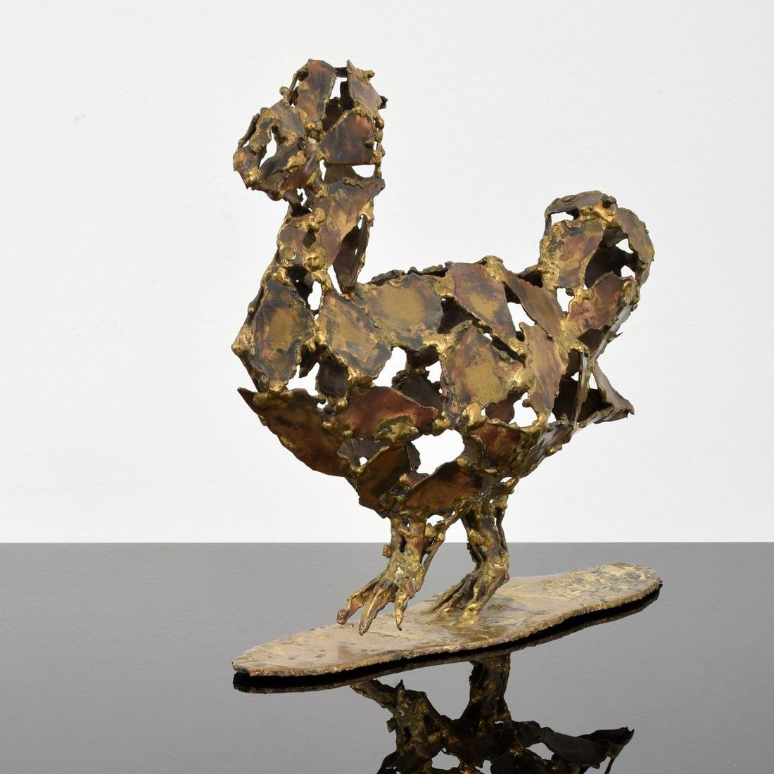 Silas Seandel Dodo Bird Sculpture: Artist/Designer; Manufacturer: Silas Seandel Marking(s); notes: signed, marking(s) Country of origin; materials: USA; brass, metal (base) Dimensions (H, W, D): 12.5"h, 12"w, 3.75"d Additional Informat